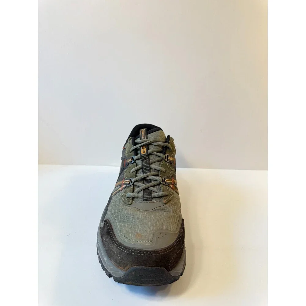 Skechers Men's Vigor AT Durango Sneaker,Olive/Multi, US 12